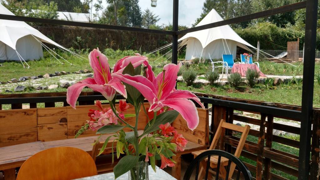 Acatitlan Glamping Hotel บาเญเดบราโว ภายนอก รูปภาพ